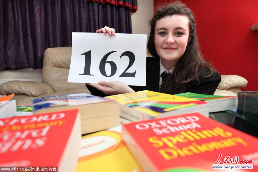 Ӣ14qŮCharlotte Frazer-Morrisһ̜yԇõ162ĽY(ji)ƽˮ(zhn)ֻ100B֪W(xu)һҲ^160CharlotteԷQһֱ]XԼֻӛ^@һzyY(ji)δSš^㕶ľ~nI(y)ؓ(f)(dn)͌W(xu)I(y)ҪDƬԴ|IC (qun)`߱ؾ